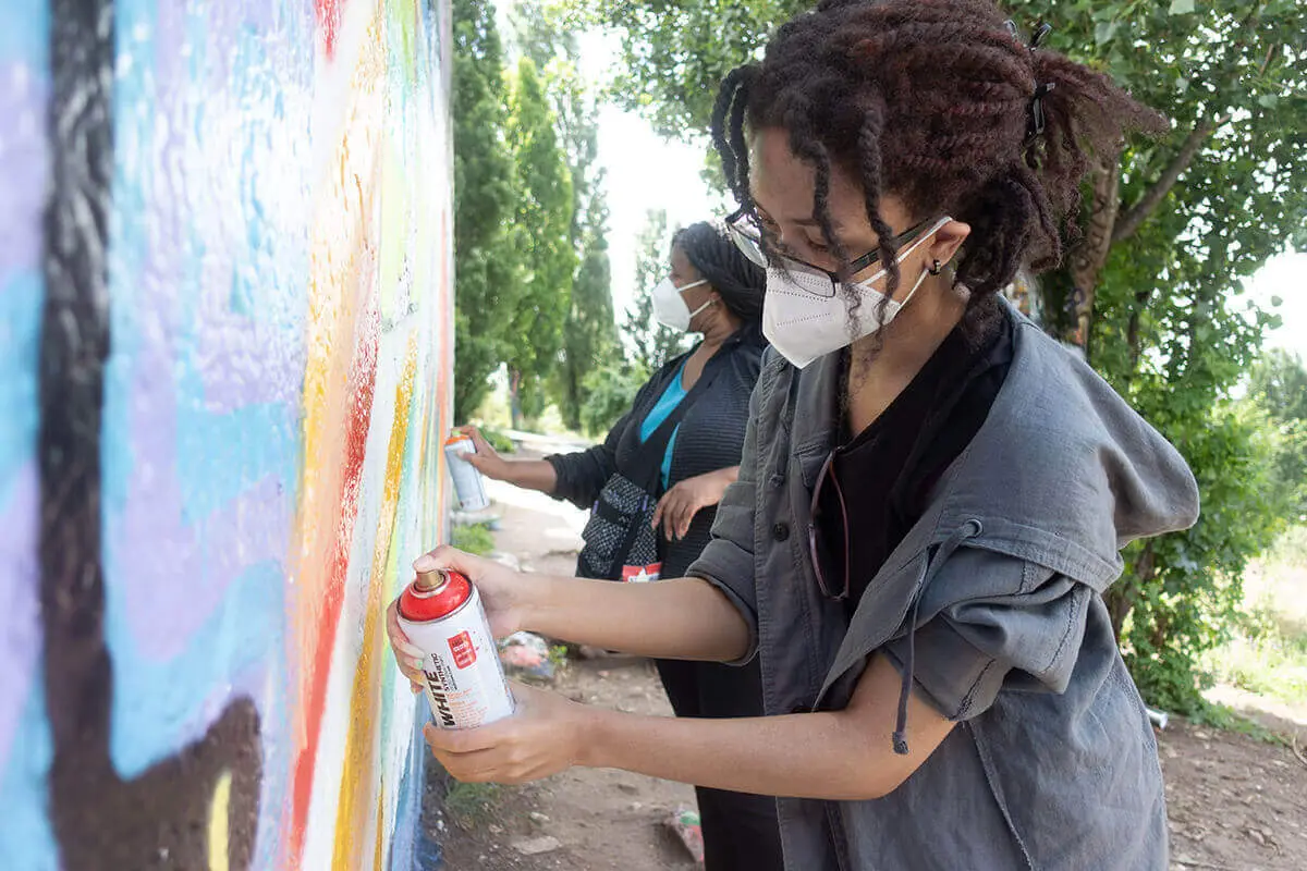 Alternative graffiti workshop in berlin