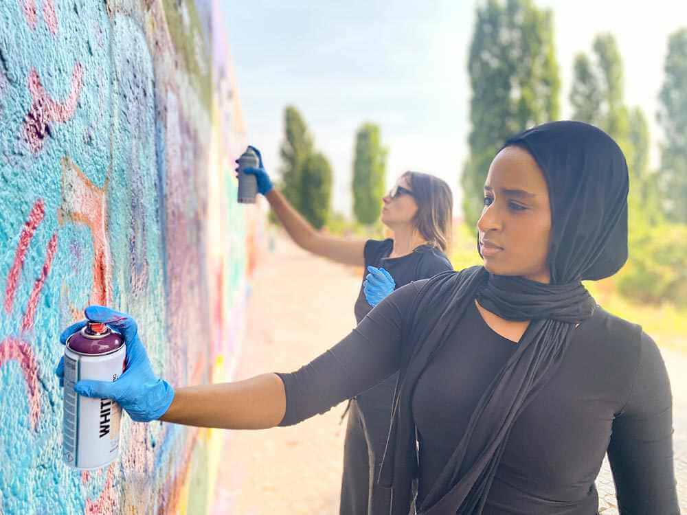 Berlin Wall Graffiti Activity: Paint on the Original Berlin Wall